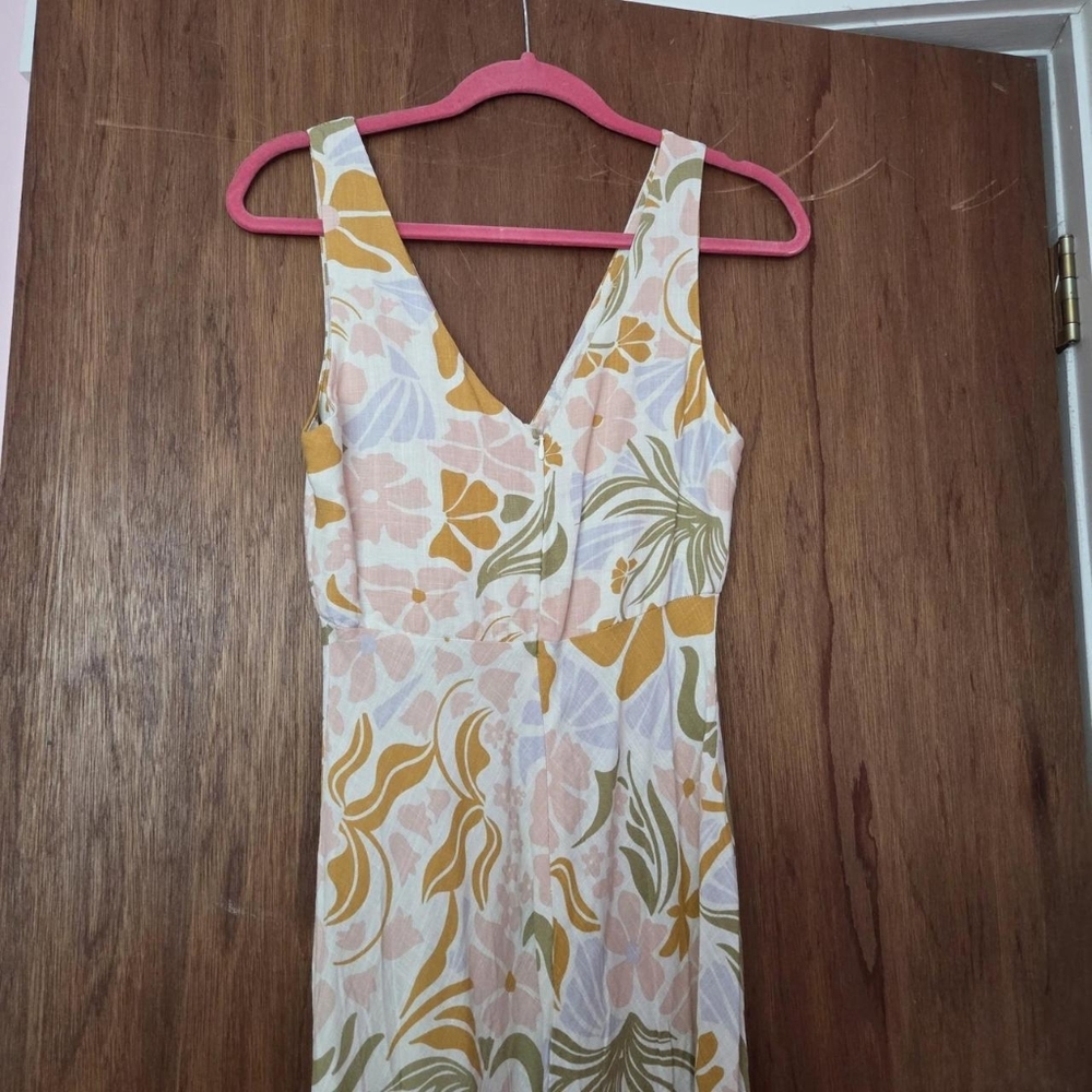 BNWT Paper Heart multi-colored floral maxi dress Size x-small - Picture 7 of 7